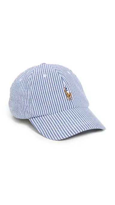 Polo Ralph Lauren Classic Stretch Seersucker Sport Cap Cruise Royal Seersucker One Size | Thumbnail 5