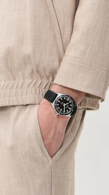 Shinola Duck 3hd 40mm, Black Rubber Strap Watch | Thumbnail 3