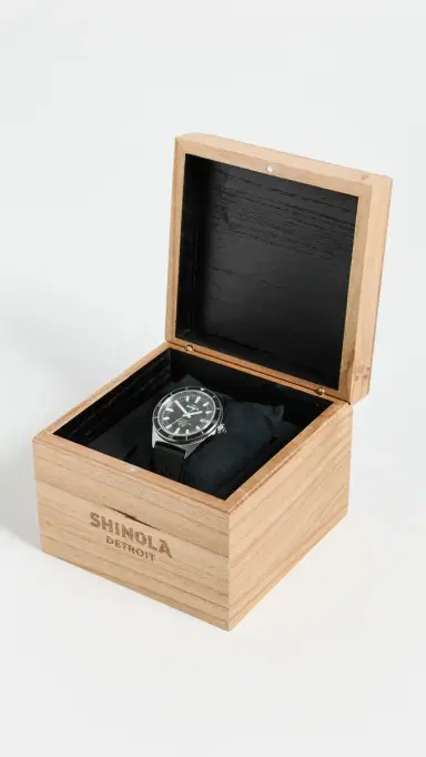 Shinola Duck 3hd 40mm, Black Rubber Strap Watch | Thumbnail 6