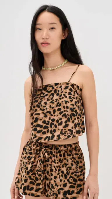 Natalie Martin Collection Fern Cami Leopard Cotton M | Thumbnail 2 Natalie Martin Collection Fern Cami Leopard Cotton M | Thumbnail 2