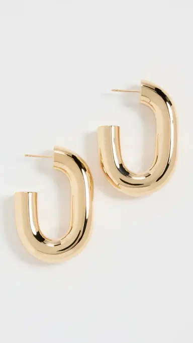 Rabanne XL Link Hoops | Thumbnail 2