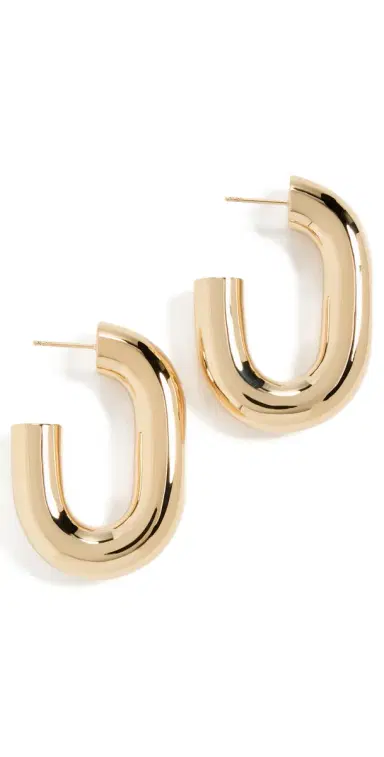 Rabanne XL Link Hoops | Thumbnail 1