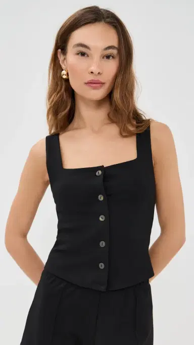 LE BOP Eloise Vest Black | Thumbnail 2