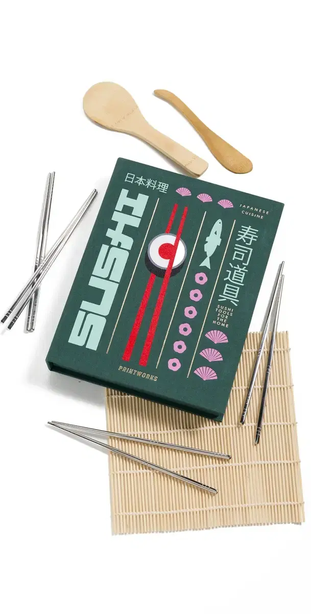 Printworks The Essentials Sushi Tools Green One Size