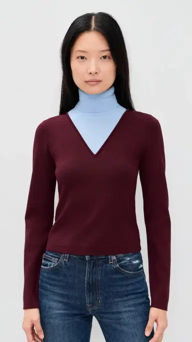 LE BOP Trompe L'oeil Layered Turtleneck | Thumbnail 2 LE BOP Trompe L'oeil Layered Turtleneck | Thumbnail 2