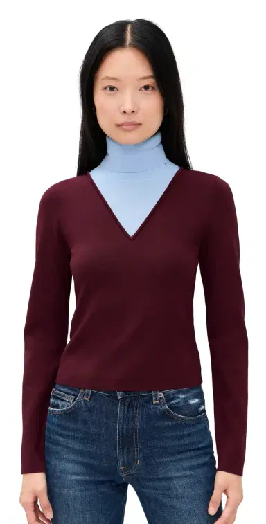 LE BOP Trompe L'oeil Layered Turtleneck | Thumbnail 1 LE BOP Trompe L'oeil Layered Turtleneck | Thumbnail 1