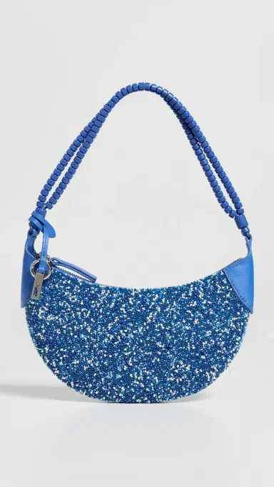 Polo Ralph Lauren Polo ID Beaded Mini Shoulder Bag Pool Blue One Size | Thumbnail 2 Polo Ralph Lauren Polo ID Beaded Mini Shoulder Bag Pool Blue One Size | Thumbnail 2