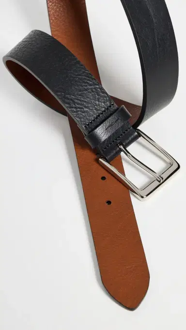 Shinola Lightning Bolt Keeper Leather Belt Black 38 | Thumbnail 4 Shinola Lightning Bolt Keeper Leather Belt Black 38 | Thumbnail 4