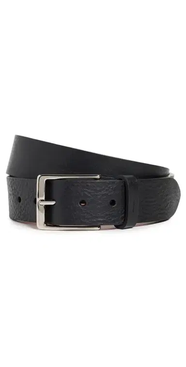Shinola Lightning Bolt Keeper Leather Belt Black 38 | Thumbnail 1 Shinola Lightning Bolt Keeper Leather Belt Black 38 | Thumbnail 1