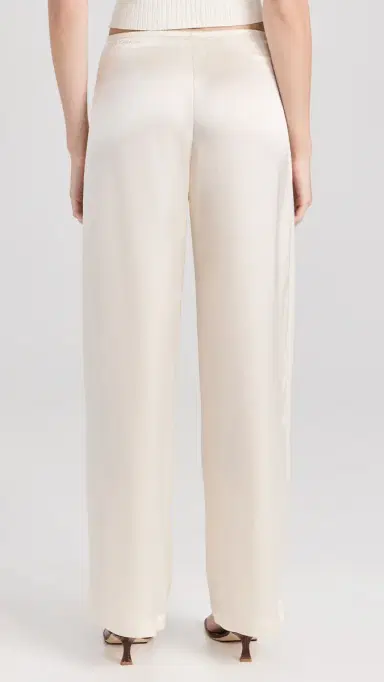 LESET Barb Wide Leg Pants Creme | Thumbnail 3 LESET Barb Wide Leg Pants Creme | Thumbnail 3