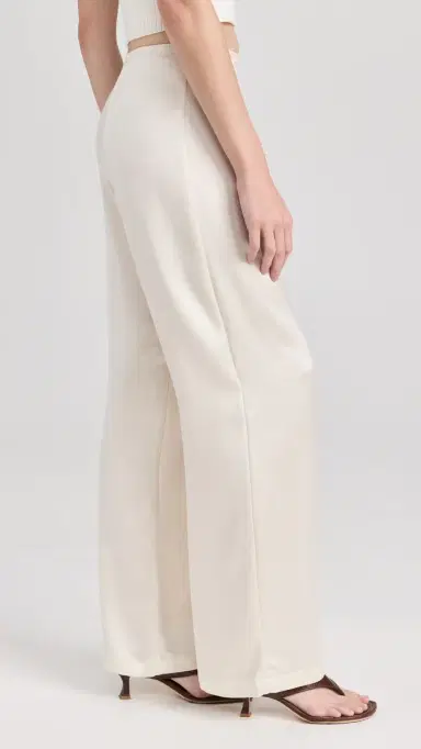 LESET Barb Wide Leg Pants Creme | Thumbnail 4 LESET Barb Wide Leg Pants Creme | Thumbnail 4