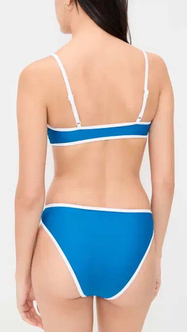 Solid & Striped The Milani Bikini Top Cosmic Blue | Thumbnail 3