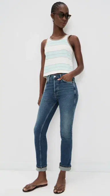 RE/DONE Bama Tank Top Light Mint L | Thumbnail 5
