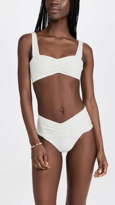LSPACE Marlee Bikini Top Cream | Thumbnail 5