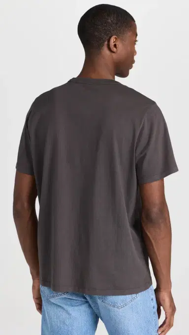 Madewell Garment-Dyed Allday Crewneck Tee Black Coal M | Thumbnail 3