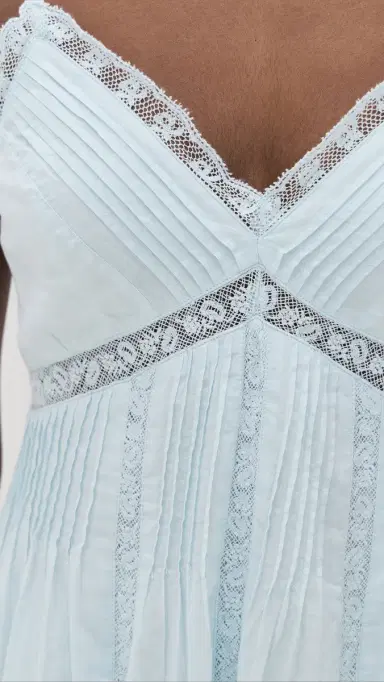 LoveShackFancy Docila Dress Blue | Thumbnail 6 LoveShackFancy Docila Dress Blue | Thumbnail 6