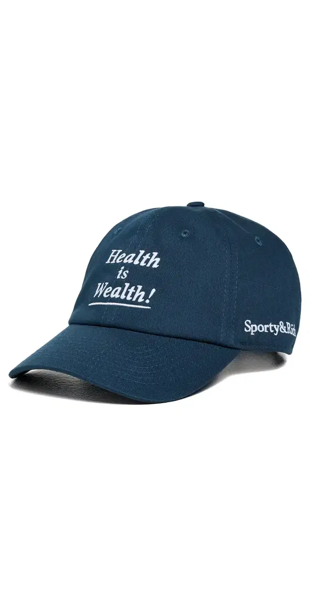Health Is Wealth Cap Light Navy One Size