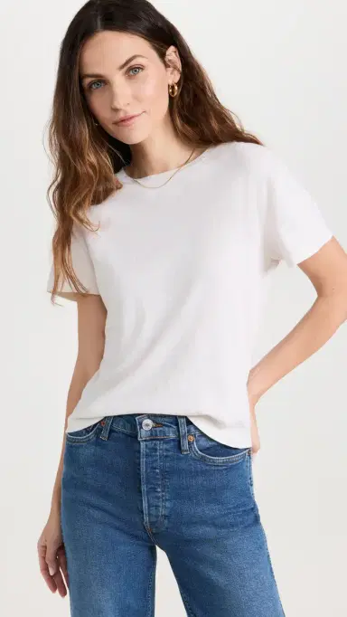 RE/DONE The Classic Tee Vintage White | Thumbnail 2