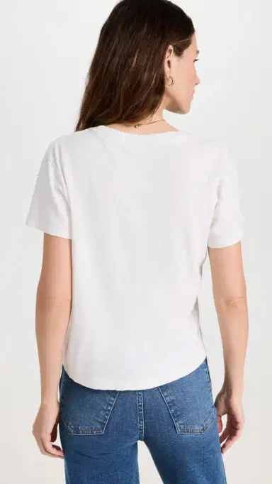 RE/DONE The Classic Tee Vintage White | Thumbnail 3