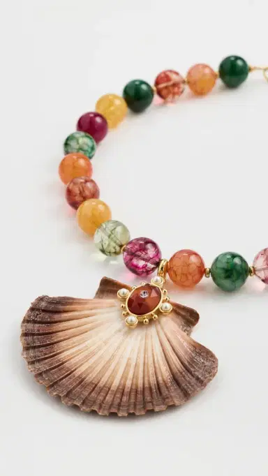 Brinker + Eliza Electric Bloom Necklace Bright Multi | Thumbnail 4 Brinker + Eliza Electric Bloom Necklace Bright Multi | Thumbnail 4