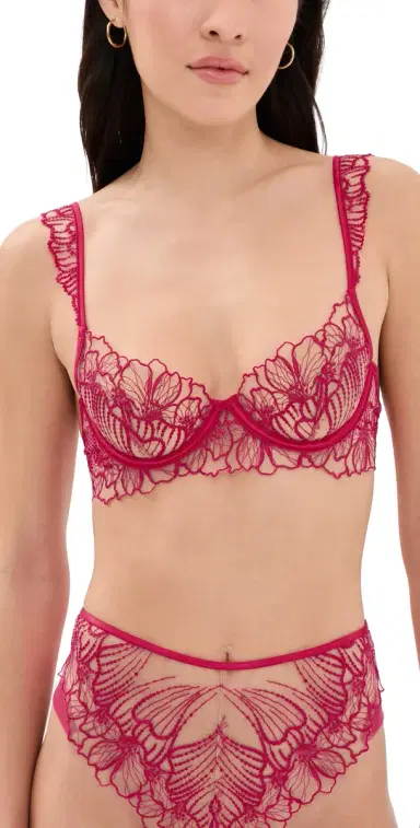 Bluebella Amarosa Wired Bra Virtual Pink/Sheer | Thumbnail 1 Bluebella Amarosa Wired Bra Virtual Pink/Sheer | Thumbnail 1