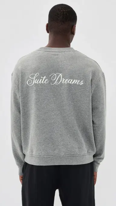 FRAME Ritz Unisex Sweatshirt Heather Grey | Thumbnail 5 FRAME Ritz Unisex Sweatshirt Heather Grey | Thumbnail 5