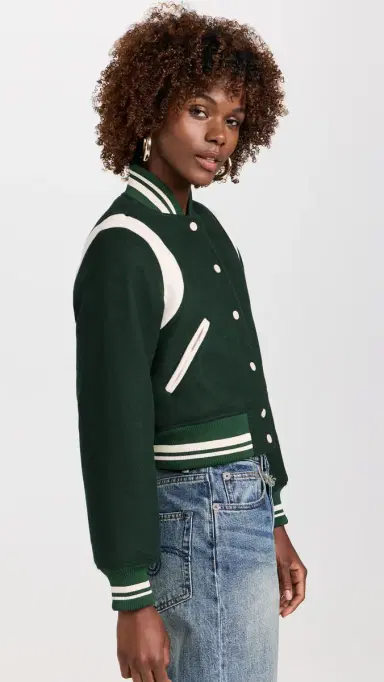 BLANKNYC Smart Move Bomber Jacket Green Combo | Thumbnail 4 BLANKNYC Smart Move Bomber Jacket Green Combo | Thumbnail 4