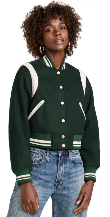BLANKNYC Smart Move Bomber Jacket Green Combo | Thumbnail 1 BLANKNYC Smart Move Bomber Jacket Green Combo | Thumbnail 1