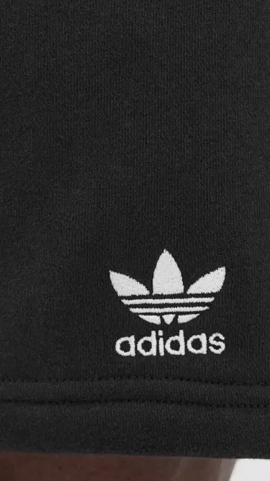 adidas Trefoil Essentials Fleece Shorts 7 Black | Thumbnail 6 adidas Trefoil Essentials Fleece Shorts 7 Black | Thumbnail 6