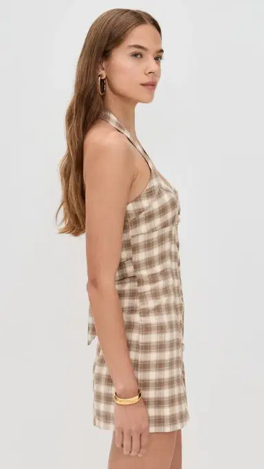 Bailey Rose Mini Dress Tan | Thumbnail 4