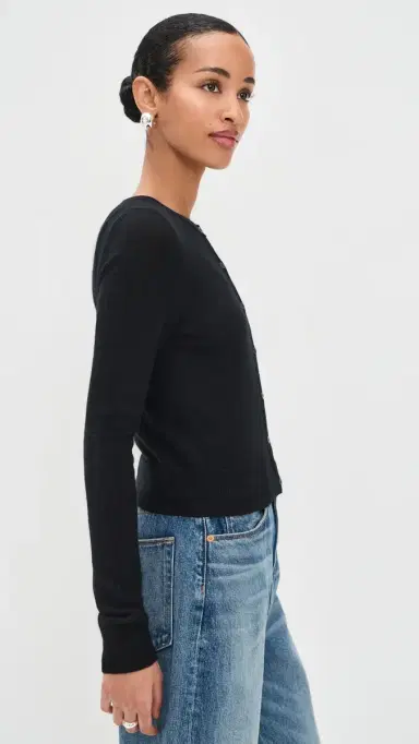 Joe's Jeans The Dani Cashmere Cardigan Black S | Thumbnail 4