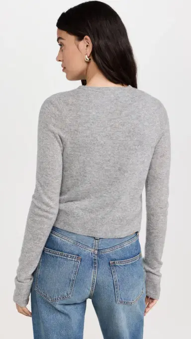 Joe's Jeans The Dani Cashmere Cardigan Heather Grey L | Thumbnail 3 Joe's Jeans The Dani Cashmere Cardigan Heather Grey L | Thumbnail 3