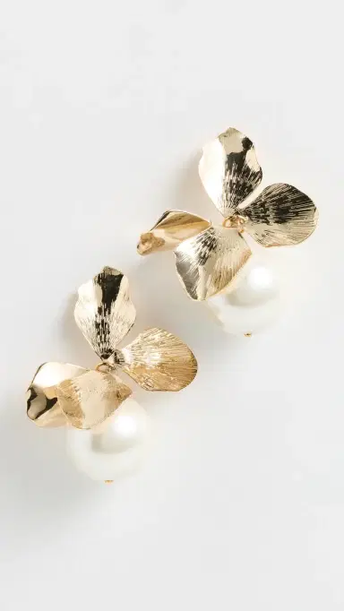 Shashi Hyacinthe Pearl Drop Earring | Thumbnail 2