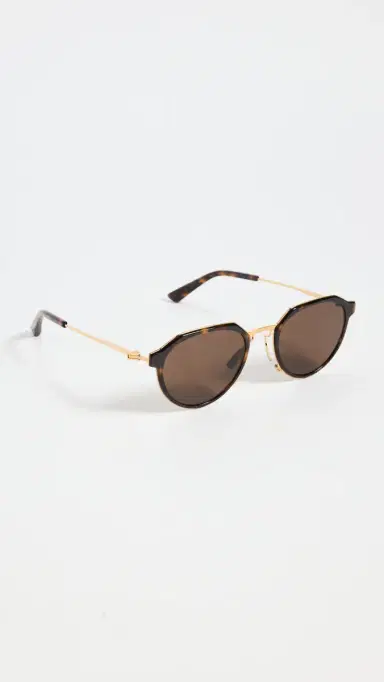 Bottega Veneta Thin Triangle Oval Sunglasses | Thumbnail 5 Bottega Veneta Thin Triangle Oval Sunglasses | Thumbnail 5