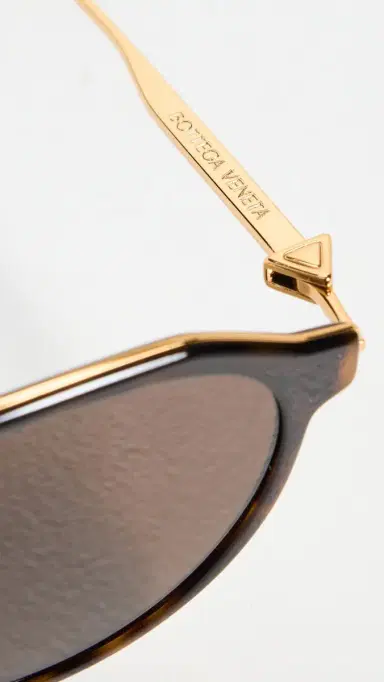 Bottega Veneta Thin Triangle Oval Sunglasses | Thumbnail 6 Bottega Veneta Thin Triangle Oval Sunglasses | Thumbnail 6