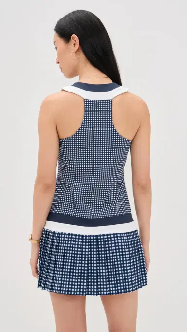 Addison Bay Match Dress Navy Gingham | Thumbnail 3 Addison Bay Match Dress Navy Gingham | Thumbnail 3