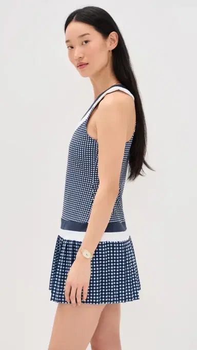 Addison Bay Match Dress Navy Gingham | Thumbnail 4 Addison Bay Match Dress Navy Gingham | Thumbnail 4