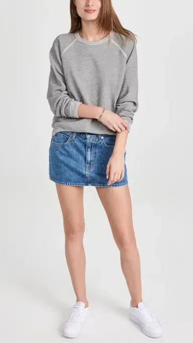 SLVRLAKE Low Rise Micro Mini Skirt Sweet Memory 32 | Thumbnail 5