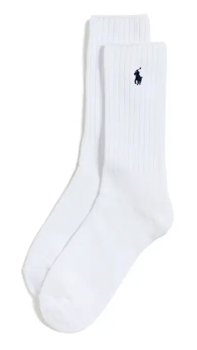 Polo Ralph Lauren Cotton Rib Crew Socks White 10-13 | Thumbnail 4