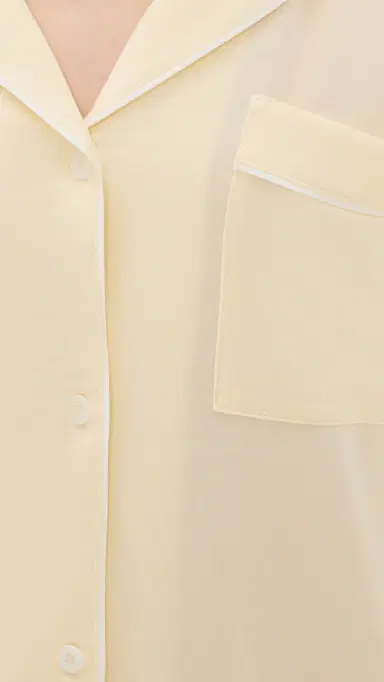 Eberjey Gisele Long Pajama Set Buttercream/ | Thumbnail 6 Eberjey Gisele Long Pajama Set Buttercream/ | Thumbnail 6