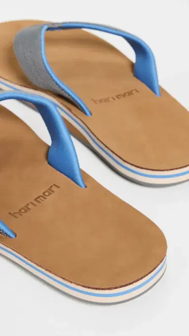 Hari Mari Scouts Flip Flops Gray 8 | Thumbnail 3 Hari Mari Scouts Flip Flops Gray 8 | Thumbnail 3