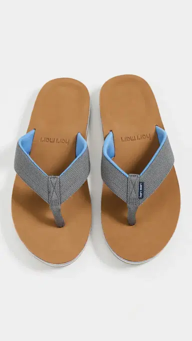 Hari Mari Scouts Flip Flops Gray 8 | Thumbnail 4 Hari Mari Scouts Flip Flops Gray 8 | Thumbnail 4