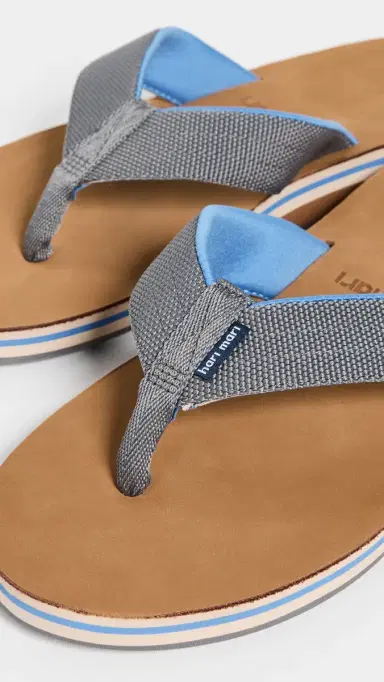 Hari Mari Scouts Flip Flops Gray 8 | Thumbnail 5 Hari Mari Scouts Flip Flops Gray 8 | Thumbnail 5