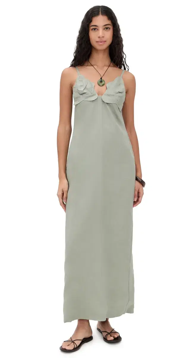 Azara Dress Green
