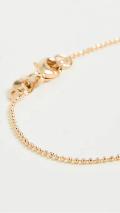 Alexa Leigh 1MM Diamond Cut Ball Chain Bracelet | Thumbnail 4