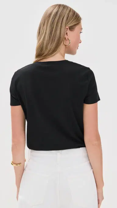 Commando Essential Cotton Tee Thong Bodysuit Black M | Thumbnail 3 Commando Essential Cotton Tee Thong Bodysuit Black M | Thumbnail 3