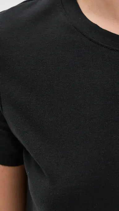 Commando Essential Cotton Tee Thong Bodysuit Black M | Thumbnail 6 Commando Essential Cotton Tee Thong Bodysuit Black M | Thumbnail 6