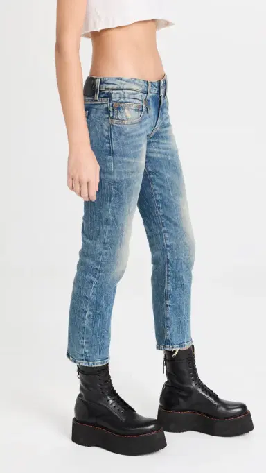 R13 Boy Straight Leg Jeans Kelly Stretch 28 | Thumbnail 4