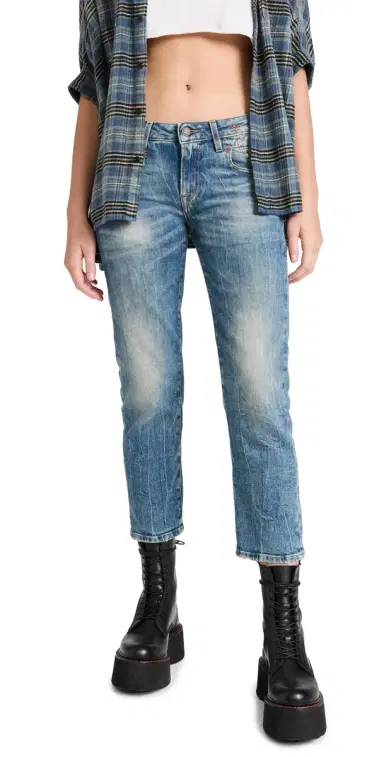 R13 Boy Straight Leg Jeans Kelly Stretch 28 | Thumbnail 1