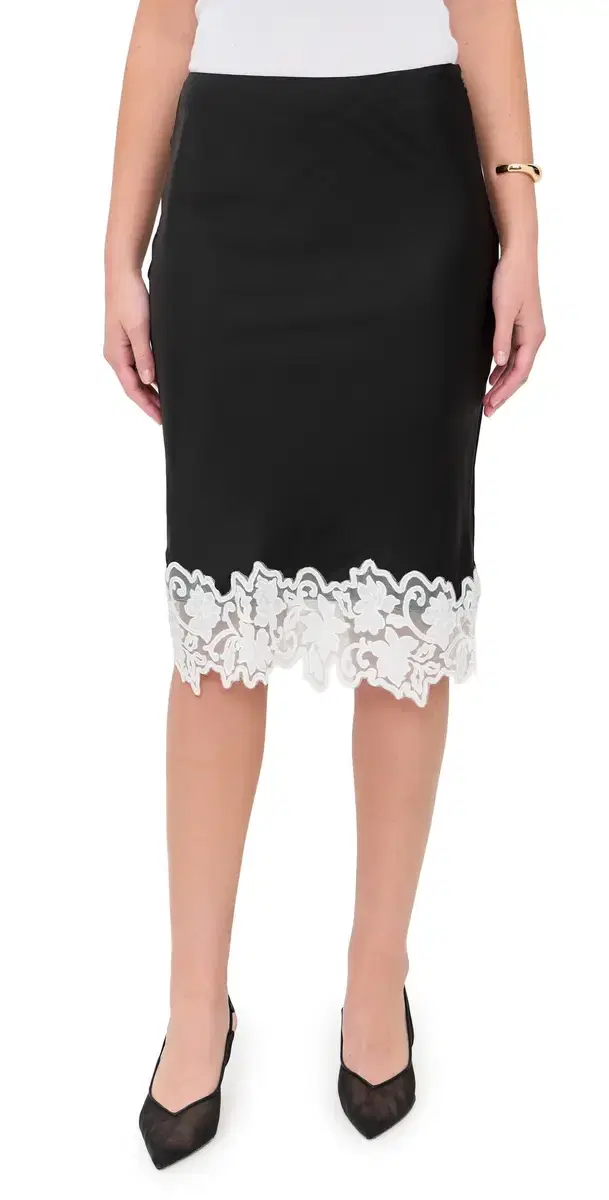 Lioness Anchored Midi kirt Noir